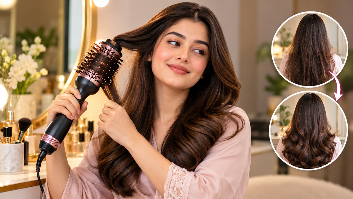 How to Get Salon-Style Hair at Home with a Hot Air Brush