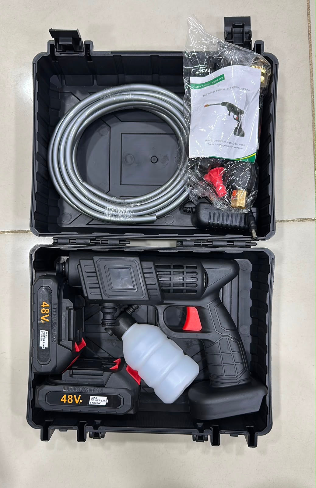 Automatic Cordless Car Wash Spray Gun | 48V