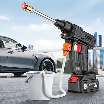 Automatic Cordless Car Wash Spray Gun | 48V
