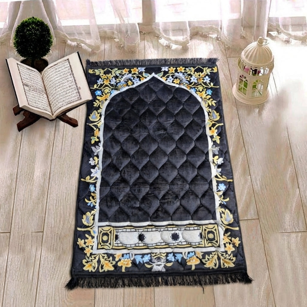 The Velvet Honeycomb Quilted Janamaz