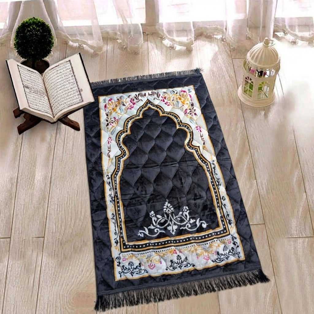The Velvet Honeycomb Quilted Janamaz