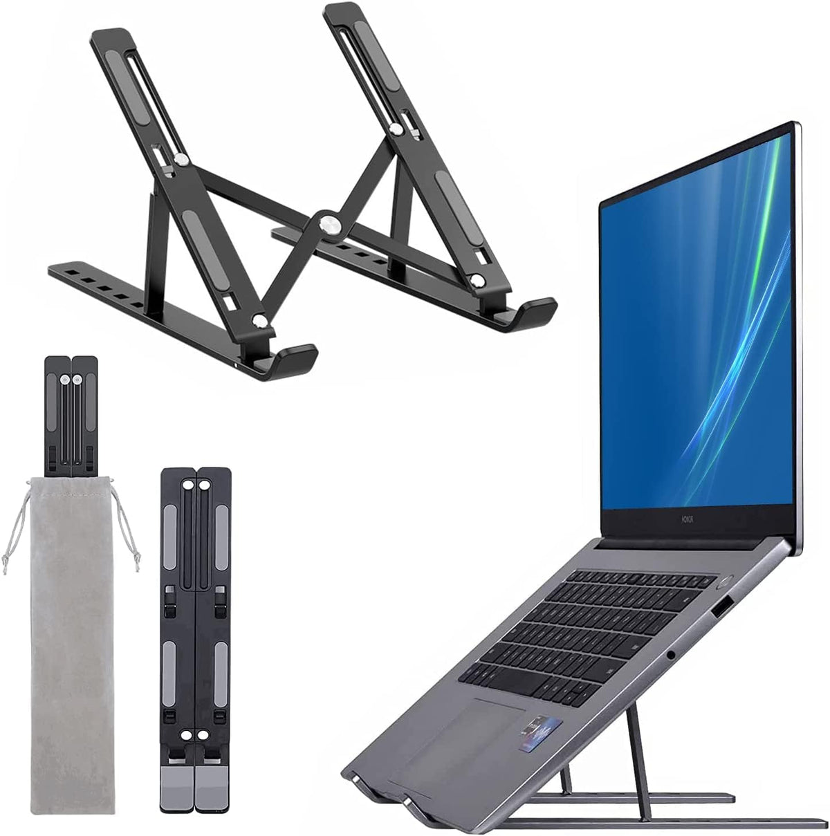 Foldable Aluminium Laptop Stand