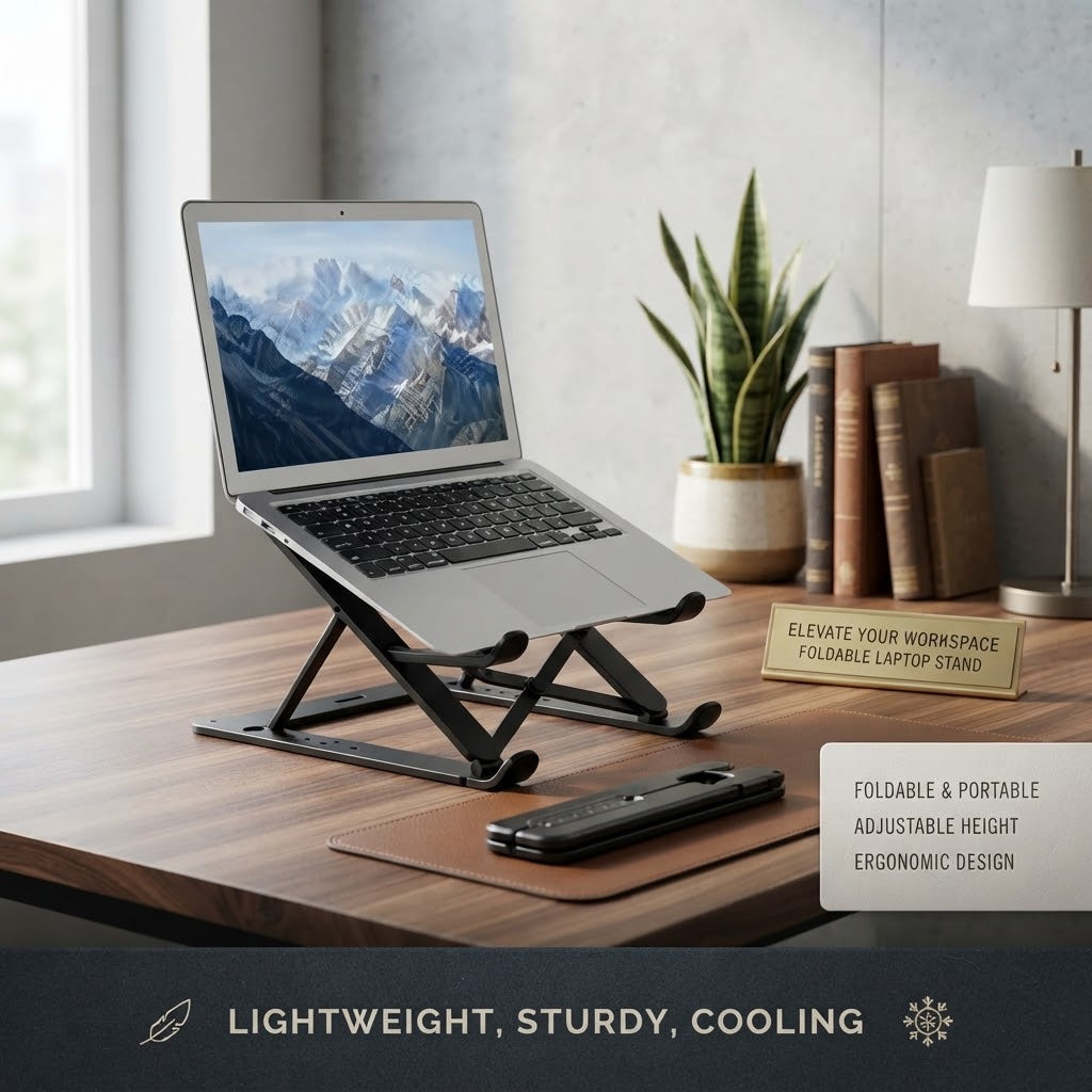 Foldable Aluminium Laptop Stand