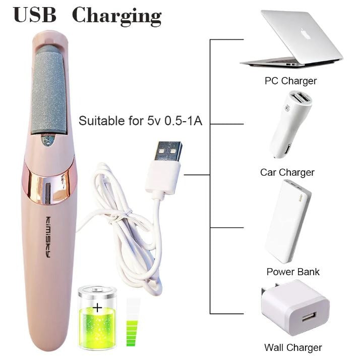 Rechargeable Electric Pedi Foot Filer