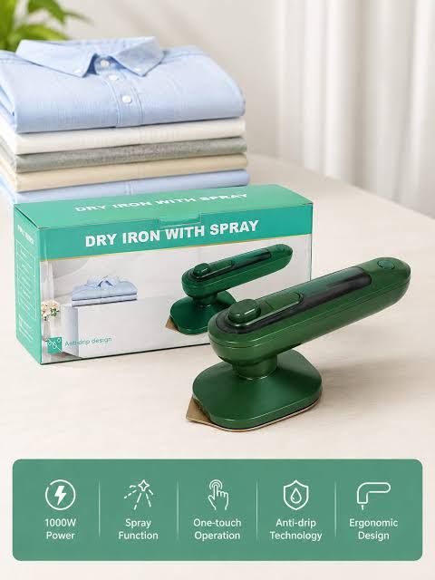 Portable Dry Iron With Spray