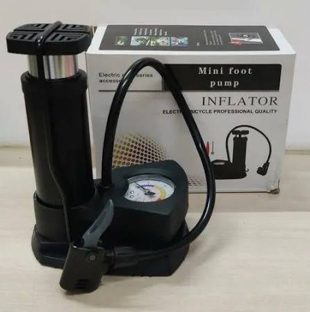 Portable Air Pump With Pressure Meter